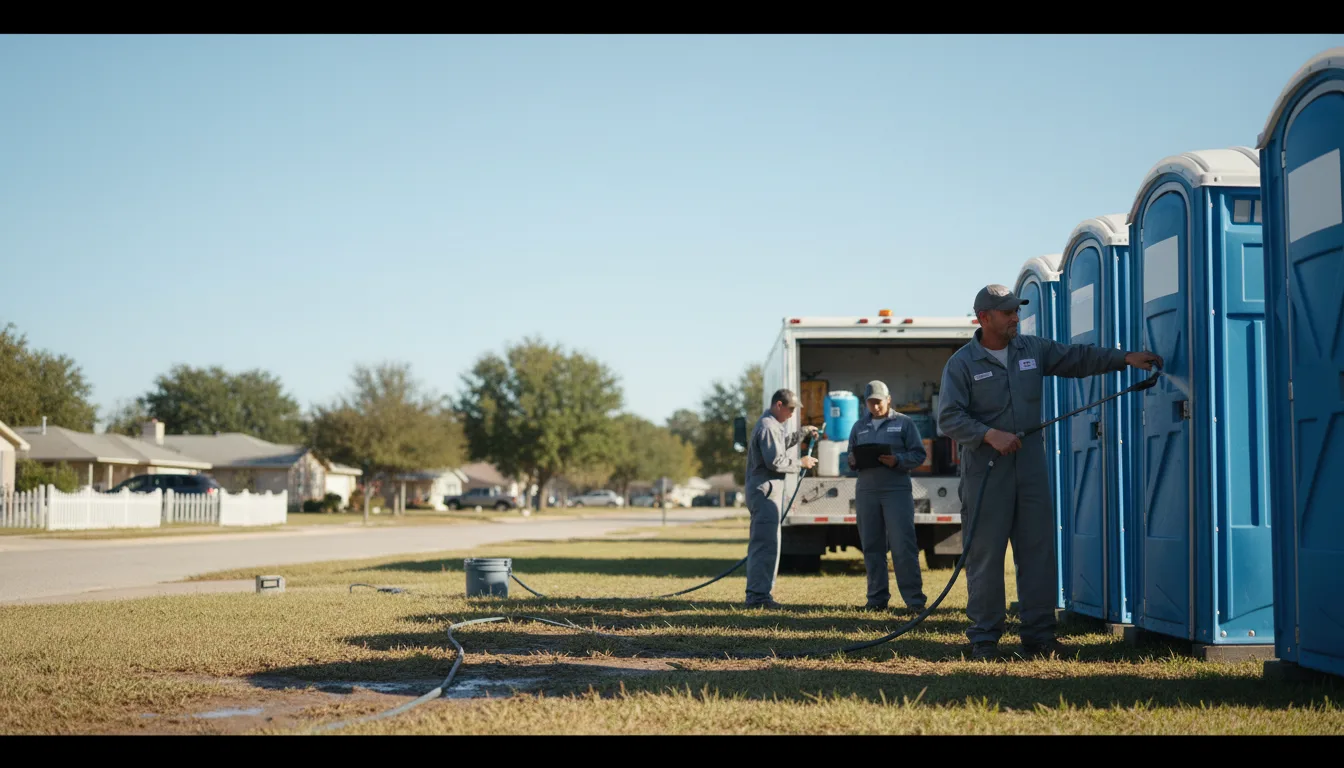 Long-Term Portable Toilet Rental in Le Roy, IL near me